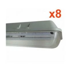 SILAMP Réglette LED étanche Double Pour Tubes LED T8 150cm IP65 (boitier Vide) (pack De 8) 7 SILAMP Réglette LED étanche Double Pour Tubes LED T8 150cm IP65 (boitier Vide) (pack De 8) -Promos Réglette & réglette LED Boutique 16738697 3