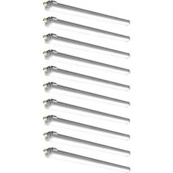 ETC-SHOP Tube LED 120 Cm Lampe De Baignoire à LED 36 Watts Lampe D'atelier De Garage LED étanche à L'humidité, Blanc Froid, 2280lm 6400K, Lot De 10