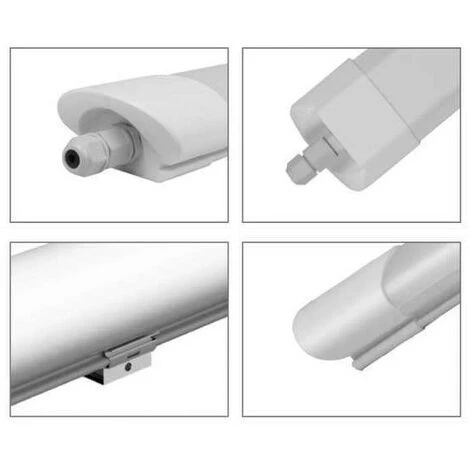 OPTONICA Réglette LED étanche 45W étanche IP65 155cm - Blanc Naturel 4000K 2 OPTONICA Réglette LED étanche 45W étanche IP65 155cm - Blanc Naturel 4000K – Image 2