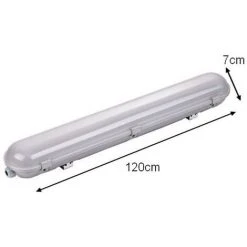 Réglette Lumineuse étanche 120cm 40W IP65 Avec Détecteur - Blanc Froid 6000K - 8000K - SILAMP - Blanc Froid 6000K - 8000K 8 Réglette Lumineuse étanche 120cm 40W IP65 Avec Détecteur - Blanc Froid 6000K - 8000K - SILAMP - Blanc Froid 6000K - 8000K -Promos Réglette & réglette LED Boutique 18145335 4