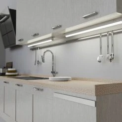 MONZANA 1x Ou 2x Réglette LED Sous Meuble Cuisine Atelier Plan De Travail 28 Cm Ou 54 Cm 1er Set - 28cm (de) 9 MONZANA 1x Ou 2x Réglette LED Sous Meuble Cuisine Atelier Plan De Travail 28 Cm Ou 54 Cm 1er Set - 28cm (de) -Promos Réglette & réglette LED Boutique 18475113 5