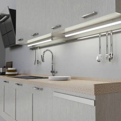 MONZANA 1x Ou 2x Réglette LED Sous Meuble Cuisine Atelier Plan De Travail 28 Cm Ou 54 Cm 1er Set - 28cm (de) 5 MONZANA 1x Ou 2x Réglette LED Sous Meuble Cuisine Atelier Plan De Travail 28 Cm Ou 54 Cm 1er Set - 28cm (de) – Image 5