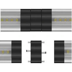 OHM-EASY LED LIGHTING Adaptateur M/M Pour Réglette LED Aluminium