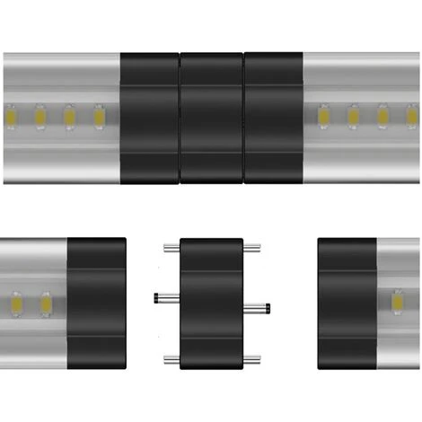 OHM-EASY LED LIGHTING Adaptateur M/M Pour Réglette LED Aluminium 1 OHM-EASY LED LIGHTING Adaptateur M/M Pour Réglette LED Aluminium