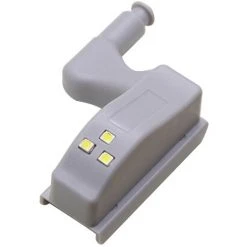 ASUPERMALL Lumiere De Sonde De La Charniere Led De Cabinet, Pour La Chambre A Coucher De Cuisine, Blanc, 1Pc