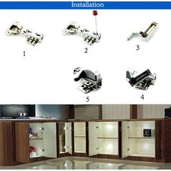 ASUPERMALL Lumiere De Sonde De La Charniere Led De Cabinet, Pour La Chambre A Coucher De Cuisine, Blanc, 1Pc -Promos Réglette & réglette LED Boutique 19110529 5