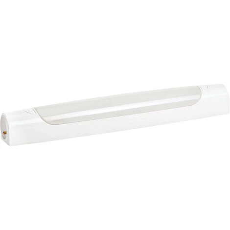 ARIC MAUD SYM -Reglette IP20/21 IK07 H.Vol. A/PC+inter LED Integ. 6W 2700K 600lm,blc - Blanc 1 ARIC MAUD SYM -Reglette IP20/21 IK07 H.Vol. A/PC+inter LED Integ. 6W 2700K 600lm,blc - Blanc