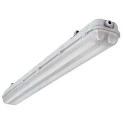 KANLUX Support étanche IP65 Pour 2 Tubes T8 Longueur 1570mm Gris
