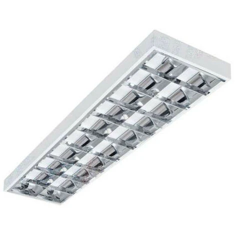 KANLUX Dalle Avec Grille Saillie 1223x295mm Pour Tubes LED T8 2x36W Max 1 KANLUX Dalle Avec Grille Saillie 1223x295mm Pour Tubes LED T8 2x36W Max