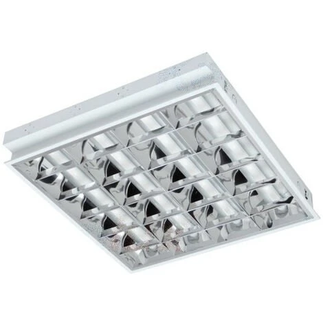 KANLUX Dalle Avec Grille Encastrable 610x595mm Pour Tubes LED T8 4x18W Max REGIS 1 KANLUX Dalle Avec Grille Encastrable 610x595mm Pour Tubes LED T8 4x18W Max REGIS