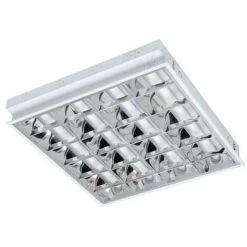 KANLUX Dalle Avec Grille Encastrable 610x595mm Pour Tubes LED T8 4x18W Max REGIS