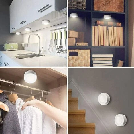 LANGRAY éclairage D'armoire LED Avec Télécommande, éclairage D'armoire 3 Pièces D'éclairage D'armoire éclairage De Nuit LED éclairage D'armoire éclairage D'armoire LED Pour Chambre à Coucher, Armoire, Armoire, Cuisine - Blanc - Blanc 3 LANGRAY éclairage D'armoire LED Avec Télécommande, éclairage D'armoire 3 Pièces D'éclairage D'armoire éclairage De Nuit LED éclairage D'armoire éclairage D'armoire LED Pour Chambre à Coucher, Armoire, Armoire, Cuisine - Blanc - Blanc – Image 3