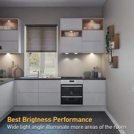 LANGRAY éclairage D'armoire LED Avec Télécommande, éclairage D'armoire 3 Pièces D'éclairage D'armoire éclairage De Nuit LED éclairage D'armoire éclairage D'armoire LED Pour Chambre à Coucher, Armoire, Armoire, Cuisine - Blanc - Blanc 5 LANGRAY éclairage D'armoire LED Avec Télécommande, éclairage D'armoire 3 Pièces D'éclairage D'armoire éclairage De Nuit LED éclairage D'armoire éclairage D'armoire LED Pour Chambre à Coucher, Armoire, Armoire, Cuisine - Blanc - Blanc – Image 5