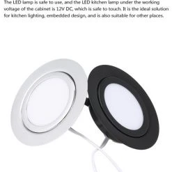 ASUPERMALL Led Sous Cabinet Lampe Puck Lumiere Armoires De Cuisine Meubles Lumieres Led Decoration Vestibule Lampes De Nuit, Argent, 6Pcs 8 ASUPERMALL Led Sous Cabinet Lampe Puck Lumiere Armoires De Cuisine Meubles Lumieres Led Decoration Vestibule Lampes De Nuit, Argent, 6Pcs -Promos Réglette & réglette LED Boutique 22617869 4