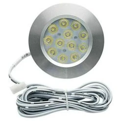MAXI 6 * Spot LED Lampe Ultra Fin 12V + 1*boîtier Pour Camping-car Camion Caravane Bus, Convient à La Garde-robe, Aux Armoires De Cuisine, Couleur Blanche Nature 6000K -Promos Réglette & réglette LED Boutique 22926671 4
