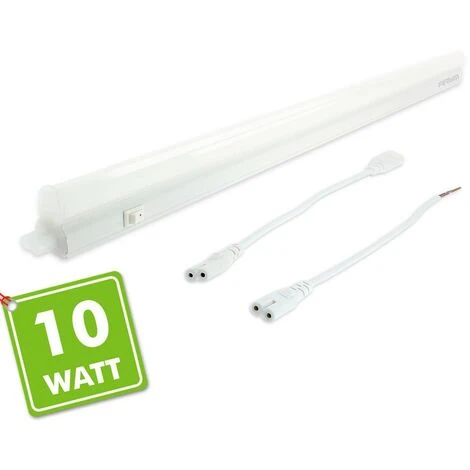 ARUM LIGHTING Réglette Avec Tube LED Intégré T5 10W 60 Cm | Température De Couleur: Blanc Froid 6000K 1 ARUM LIGHTING Réglette Avec Tube LED Intégré T5 10W 60 Cm | Température De Couleur: Blanc Froid 6000K