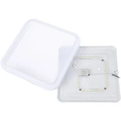 MANTA Plafonniers LED Panneau Bas Carré Cuisine Salle De Bains Applique Murale 24W 27x27cm 9 MANTA Plafonniers LED Panneau Bas Carré Cuisine Salle De Bains Applique Murale 24W 27x27cm -Promos Réglette & réglette LED Boutique 23612075 5