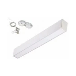 Réglette Lumineuse 120cm 36W Suspendue ALU - Blanc Froid 6000K - 8000K - SILAMP - Blanc Froid 6000K - 8000K