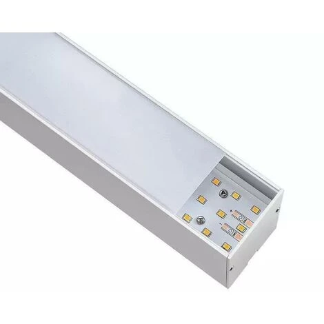 Réglette Lumineuse 120cm 36W Suspendue ALU - Blanc Froid 6000K - 8000K - SILAMP - Blanc Froid 6000K - 8000K 5 Réglette Lumineuse 120cm 36W Suspendue ALU - Blanc Froid 6000K - 8000K - SILAMP - Blanc Froid 6000K - 8000K – Image 5