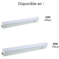Tube Néon LED 150cm T5 20W Avec Interrupteur - Blanc Neutre 4000K - 5500K - SILAMP - Blanc Neutre 4000K - 5500K 9 Tube Néon LED 150cm T5 20W Avec Interrupteur - Blanc Neutre 4000K - 5500K - SILAMP - Blanc Neutre 4000K - 5500K -Promos Réglette & réglette LED Boutique 26898252 5