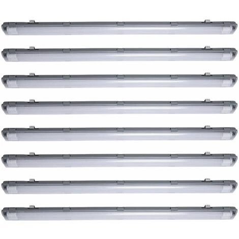 ETC-SHOP 8x Lampes De Baignoire LED 44W 4000K Entrepôts Industrie Halls Luminaires Garages Atelier Plafonds Tubes 1 ETC-SHOP 8x Lampes De Baignoire LED 44W 4000K Entrepôts Industrie Halls Luminaires Garages Atelier Plafonds Tubes