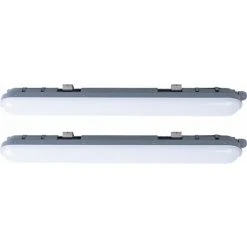 ETC-SHOP Lot De 2 Lampes SMD LED 18 Watts Tube De Plafond Pour Hall D'entrepôt Lampes 6000 K Lumière Du Jour Pour Atelier