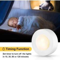 BARES Lampe De Placard Blanc Chaud 4000K Spot LED Autocollant à Pile Avec Télécommande Sans Fil Pour Placard Étagère Armoire Cuisine Lot De 6 [Classe énergétique A+] -Promos Réglette & réglette LED Boutique 27767938 4