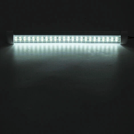 MANTA 1pc 12V 48LED Barre De Bande Lumineuse Intérieure De Voiture Lampe De Bande Blanche Avec Interrupteur 2 MANTA 1pc 12V 48LED Barre De Bande Lumineuse Intérieure De Voiture Lampe De Bande Blanche Avec Interrupteur – Image 2