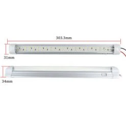 MANTA 1pc 12V 48LED Barre De Bande Lumineuse Intérieure De Voiture Lampe De Bande Blanche Avec Interrupteur 7 MANTA 1pc 12V 48LED Barre De Bande Lumineuse Intérieure De Voiture Lampe De Bande Blanche Avec Interrupteur -Promos Réglette & réglette LED Boutique 28366351 3