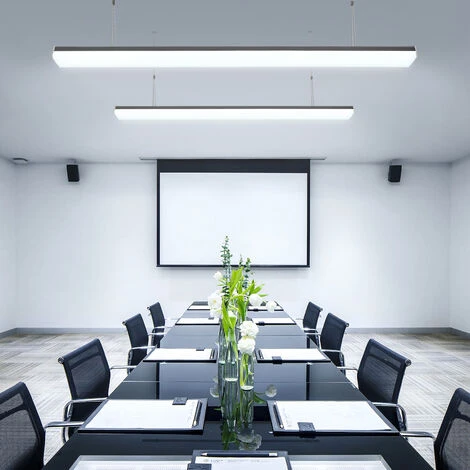 DIYOZZY Le Garage à Mené Allume Les Lumières De Bureau Pour L'établi De Magasin Atelier De Voiture De Buanderie 6000K 85-265V 30W Blanc Froid 0,6 M 2 DIYOZZY Le Garage à Mené Allume Les Lumières De Bureau Pour L'établi De Magasin Atelier De Voiture De Buanderie 6000K 85-265V 30W Blanc Froid 0,6 M – Image 2