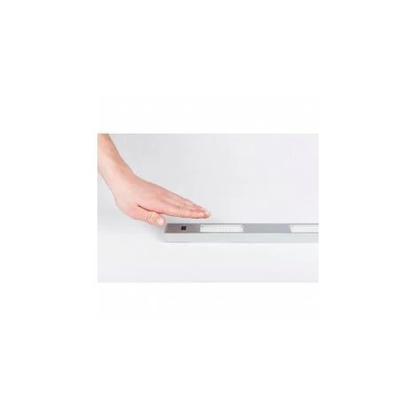 CALI Réglette Pour Cuisine ALBAN LED Avec Hand Sensor - Aluminium Silver - Led Intégrée 3x2W 600Lm 3000K - IP20 CLII - Silver 2 CALI Réglette Pour Cuisine ALBAN LED Avec Hand Sensor - Aluminium Silver - Led Intégrée 3x2W 600Lm 3000K - IP20 CLII - Silver – Image 2