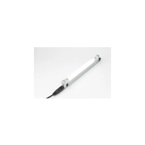 CALI Réglette Pour Meuble INES Avec Interrupteur - Polycarbonate Silver - Inclus T4 Fluo 30W 2400Lm 4000K - IP20 CLII 1 CALI Réglette Pour Meuble INES Avec Interrupteur - Polycarbonate Silver - Inclus T4 Fluo 30W 2400Lm 4000K - IP20 CLII