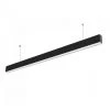 Suspension Linéaire LED 120cm 40W Interconnectable NOIR - Noir - SILAMP - Noir