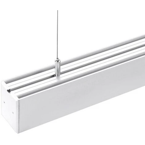 Suspension Linéaire LED 120cm 40W Interconnectable BLANC - SILAMP 3 Suspension Linéaire LED 120cm 40W Interconnectable BLANC - SILAMP – Image 3