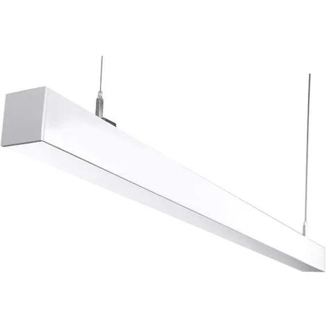 Suspension Linéaire LED 120cm 40W Interconnectable BLANC - SILAMP 4 Suspension Linéaire LED 120cm 40W Interconnectable BLANC - SILAMP – Image 4