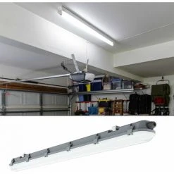 ETC-SHOP 2x LED Plafonnier éclairage De Lampe De Baignoire L 120cm 4000 Kelvin, 4320 Lumen Lumière Humide Et Humide Pour Garage, Cave, Atelier Automobile, Hall, Entrepôt, Bureau, Industrie 9 ETC-SHOP 2x LED Plafonnier éclairage De Lampe De Baignoire L 120cm 4000 Kelvin, 4320 Lumen Lumière Humide Et Humide Pour Garage, Cave, Atelier Automobile, Hall, Entrepôt, Bureau, Industrie -Promos Réglette & réglette LED Boutique 28953539 5