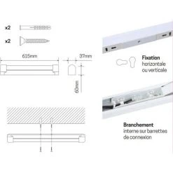 GEFOM Réglette Led 60 Cm - 9w 60 Cm -Promos Réglette & réglette LED Boutique 29700413 5