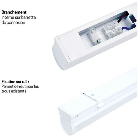 GEFOM Réglette 60 Cm - LED Intégrées 9w 60 Cm 5 GEFOM Réglette 60 Cm - LED Intégrées 9w 60 Cm – Image 5