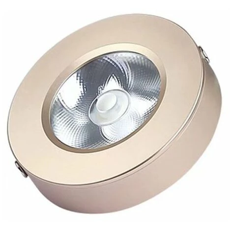 Perle Rare Éclairage D'armoire 2 Pièces, Projecteurs à LED Montés En Surface, éclairage De Comptoir, éclairage D'ustensiles De Cuisine 5W (doré, Blanc Chaud) 2 Perle Rare Éclairage D'armoire 2 Pièces, Projecteurs à LED Montés En Surface, éclairage De Comptoir, éclairage D'ustensiles De Cuisine 5W (doré, Blanc Chaud) – Image 2