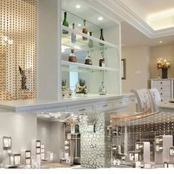 Perle Rare Éclairage D'armoire 2 Pièces, Projecteurs à LED Montés En Surface, éclairage De Comptoir, éclairage D'ustensiles De Cuisine 5W (doré, Blanc Chaud) 8 Perle Rare Éclairage D'armoire 2 Pièces, Projecteurs à LED Montés En Surface, éclairage De Comptoir, éclairage D'ustensiles De Cuisine 5W (doré, Blanc Chaud) -Promos Réglette & réglette LED Boutique 29870675 4