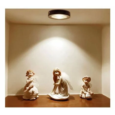 Perle Rare Éclairage D'armoire 2 Pièces, Projecteurs à LED Montés En Surface, éclairage De Comptoir, éclairage D'ustensiles De Cuisine 5W (doré, Blanc Chaud) 5 Perle Rare Éclairage D'armoire 2 Pièces, Projecteurs à LED Montés En Surface, éclairage De Comptoir, éclairage D'ustensiles De Cuisine 5W (doré, Blanc Chaud) – Image 5