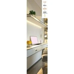 GEFOM Réglette Led 50 Cm - Extra Plate - Interrupteur Tactile 500 Mm -Promos Réglette & réglette LED Boutique 30053218 5