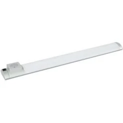 GEFOM Réglette Led Cuisine 68 Cm Avec Interrupteur Et Prise - Argent 680 Mm Argenté - Argenté
