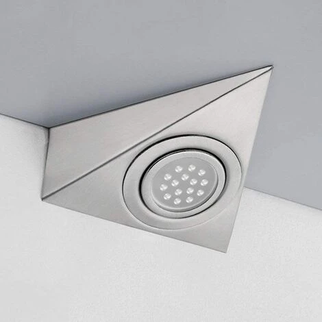 Kueatily Lot De 1 Pièce LED Triangulaires Pour Meuble De Cuisine Blanc Chaud 2 Kueatily Lot De 1 Pièce LED Triangulaires Pour Meuble De Cuisine Blanc Chaud – Image 2