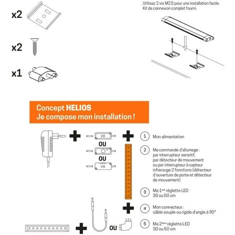GEFOM Réglette Ultra Fine 50 Cm - LED 5,5w - Concept Helios 500 MM 2 GEFOM Réglette Ultra Fine 50 Cm - LED 5,5w - Concept Helios 500 MM – Image 2