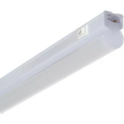 LEDKIA Réglette Avec Tube LED T5 Batten 60cm 9W Et Interrupteur Blanc Froid 6000K - 6500K
