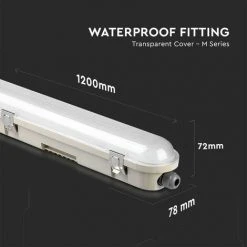 ETC-SHOP Plafonnier LED étanche 120 Cm Blanc Neutre Plafonnier D'atelier LED 4320lm Tube LED IP65, 36W 4000K, Cave Garage 9 ETC-SHOP Plafonnier LED étanche 120 Cm Blanc Neutre Plafonnier D'atelier LED 4320lm Tube LED IP65, 36W 4000K, Cave Garage -Promos Réglette & réglette LED Boutique 32625328 5