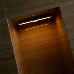 Thsinde Lampes 12 LED, Sans Fil, Rechargeable Par USB, Aimanté, Détecteur De Mouvement, Portable. Lumière De Placard, Baladeuse De Secours, Appoint,Argent … [Classe énergétique A++]. -Promos Réglette & réglette LED Boutique 32639621 4