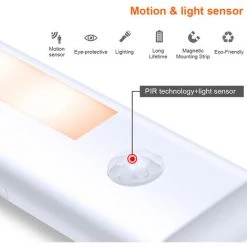 ASUPERMALL Lampe A Induction A Led Pour Corps Humain A Longue Bande, Lampe D'Armoire A Induction Magnetique A Batterie, Lumiere Chaude 8 ASUPERMALL Lampe A Induction A Led Pour Corps Humain A Longue Bande, Lampe D'Armoire A Induction Magnetique A Batterie, Lumiere Chaude -Promos Réglette & réglette LED Boutique 32924117 4