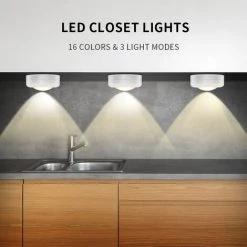 ASUPERMALL Eclairage D'Armoire A Led Avec Telecommande 16Rgb Placard Lumiere 10 Dimmer Fonction De Minuterie Lampe De Nuit A Piles Sans Fil, 3 Pieces - 3 Pieces 9 ASUPERMALL Eclairage D'Armoire A Led Avec Telecommande 16Rgb Placard Lumiere 10 Dimmer Fonction De Minuterie Lampe De Nuit A Piles Sans Fil, 3 Pieces - 3 Pieces -Promos Réglette & réglette LED Boutique 32926436 5